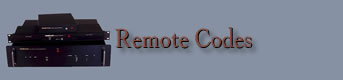 Remote Volume Control Codes